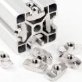 Sliding T Slot Nuts, M6/M8 Half Round T-Nut for 2020 3030 4040 Series Aluminum Extrusion Profile, Carbon Steel -Plated.