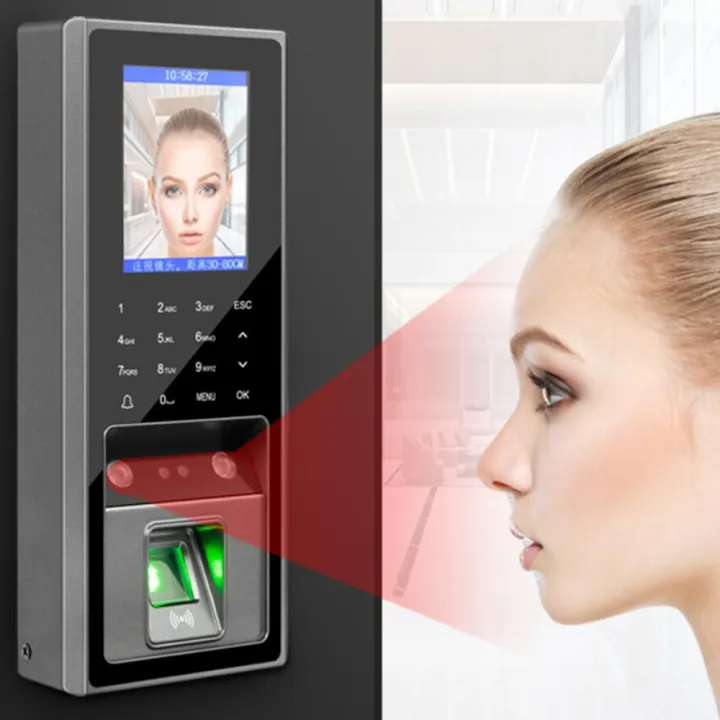 Fingerprint access attendance facial recognition integrated machine ...