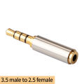 Jack 3.5 mm to 2.5 mm Audio Adapter 2.5mm Male to 3.5mm Female Plug Connector for Aux Speaker Cable Headphones Micphone Jack 3.5. 