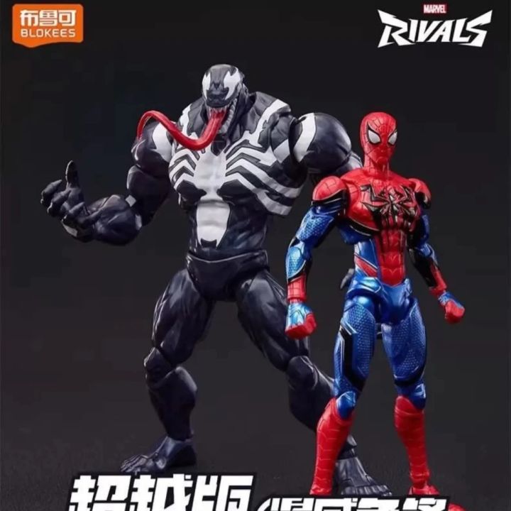 Blokees Kit De Modelo De Spider-Man – Figura Snap-Together De Marvel Rivals – Pintada Y Articulada