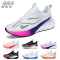 Men Running Shoes Professional Marathon Carbon Board Running Shoes Shock Absorption Stable Support Women Breathable Sports Shoes. 