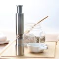 ModularTech Stainless Steel Pepper Mill Salt Mill Pepper Crusher Salt Crusher Button Press Technology Easy Processing. 