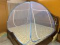 Simple Full Bottom Yurt Mosquito Net 5/7 FIT Portable Installation-free Single Double Bed Mosquito Net Foldable Breathable Mosquito Net double zipper gate.