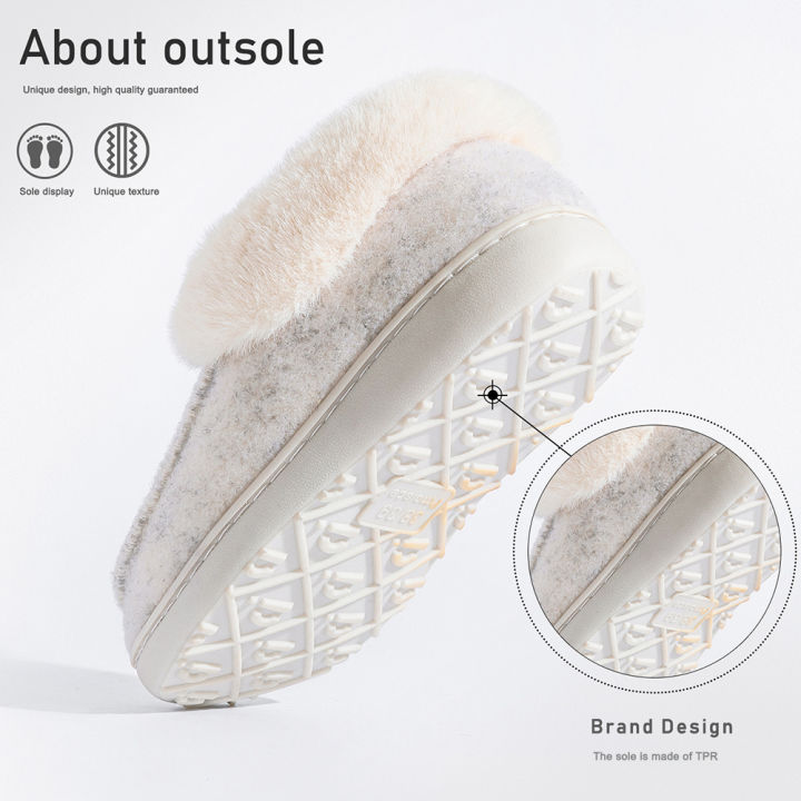 Platform%20Slippers%20Women%20Wedge%20Memory%20Foam%20%20TPR%20Non%20Slip%20Sole%20Warm%20Fuzzy%20Winter%20Durable%20Bedroom%20Shoes%20Cozy%20Comfort%20-%20Image%204