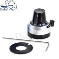 1Set 3590S Precision Multiturn 10k (1PCS Potentiometer 10 Ring Adjustable Resistor+1PCS Turns Counting Dial Rotary 6.35mm Knob). 