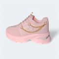 Girls high sole Chain Joggers shoes Korean Style. 