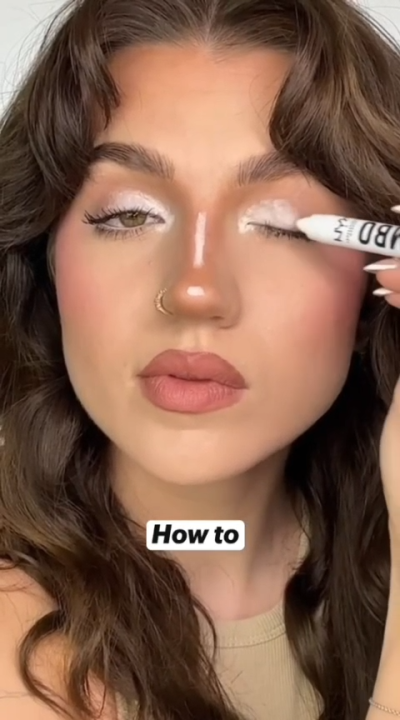 ORGINAL KOREAN IMPORTED Silver Pearlescent Waterproof Highlighter Pen/ Novice Long Lasting Flash Lying Silkworm Eye Shadow Makeup