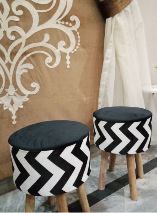 Ottoman sitting stool 2 pieces