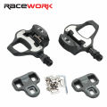 Road Bike Pedal Bicycle Self-locking pedals Ultralight Nylon Sealed Bearings Lock Piece For SPD LOOK System. 
