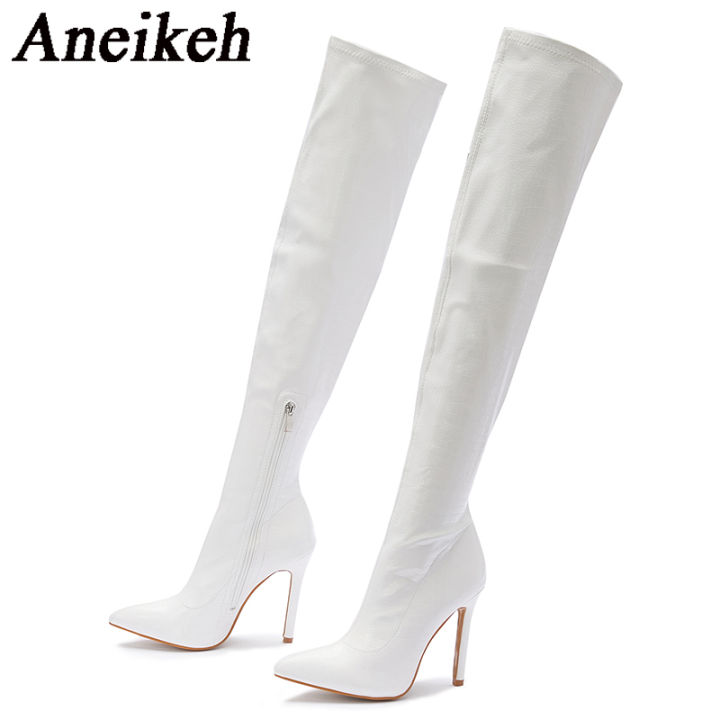 Aneikeh%20White%20%20Over-the-Knee%20Side%20Zipper%20Slip-On%20Pointed%20Toe%20Shoes%20NEW%20Fashion%20Striped%20Thin%20Heels%20Ladies%20Boots%202025%20Spring%20-%20Image%208