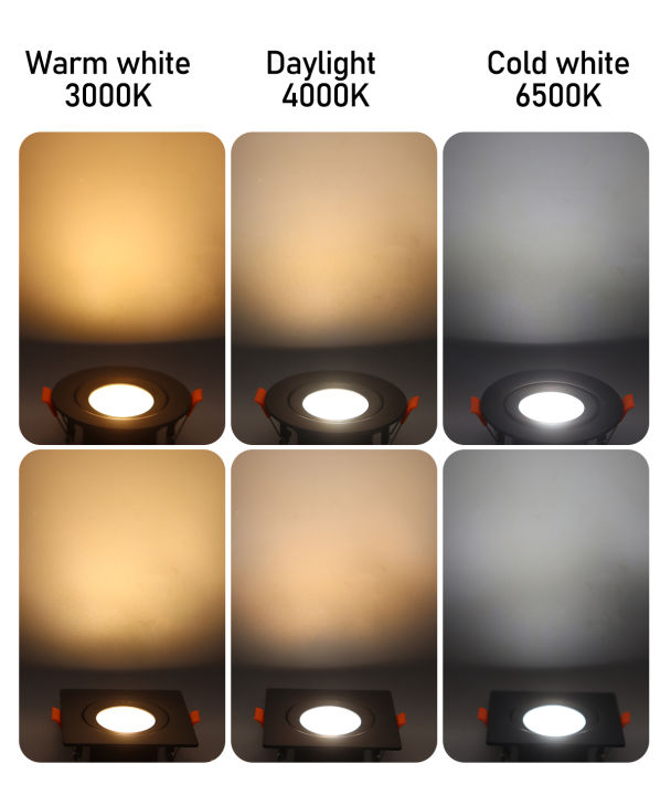 1-10pcs%20LED%20Change%20Color%203%20CCT%203000K%204000K%206000K%20LED%20Ceiling%20Spotlight%20Embedded%20Light%207W%20AC%20110V%20220V%20Adjust%2090&deg;%20Lighting%20Spot%20-%20Image%205
