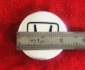Wheel center cap stickers 2.1 inches for Honda black 4 pcs. 
