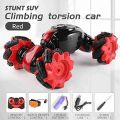 Super Double flip Sensor RC Stunt Car Double Sided Rotating Offroad Remote Control Car 4WD 2.4GHz Twisting Vehicle with Light Mini Deformation Toy. 