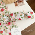 10/20pcs Strawberry Pattern Tissue Paper  Wrapping Paper Party Birthday Decoration Paper DIY Flower Wrapping Paper. 