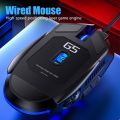 Silver Eagle G5 Mute Wired Mouse Six Keys Luminous Game E-Sports Machinery Computer Accessories Cross-Border Delivery. 