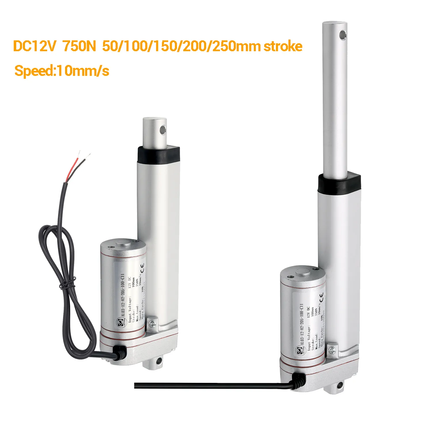 Betian-750N Linéaire Moteur Actionneur Actuateur Electrique Verin 100mm
