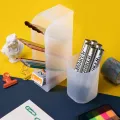 Pen Organizer Desk Organization Cute Desk Pencil Markers Cup Holder Storage Box Set Multi-Functional Stationary for Home Office. 
