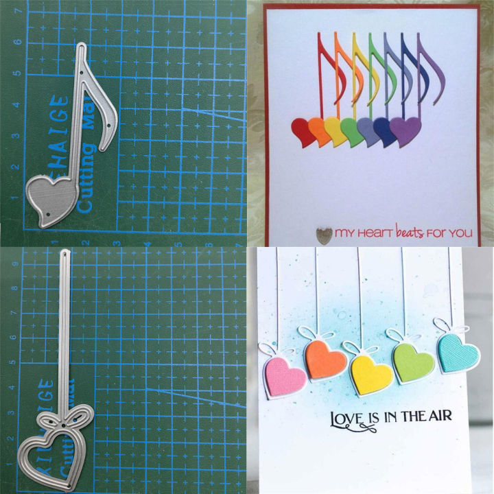 love Heart Metal Cutting Dies Stencils For DIY Scrapbooking Album Paper ...