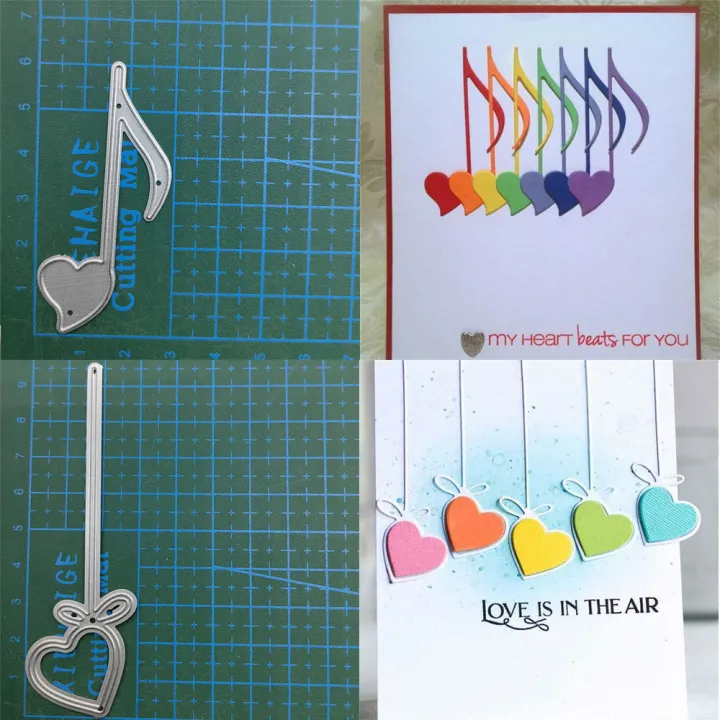 love Heart Metal Cutting Dies Stencils For DIY Scrapbooking Album Paper ...