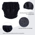 3pcs Solid Color Waterproof iaper for Adults Washable Reusable Diaper Care Pants Leak-proof Pants Waterproof Eldly Diaper Cover. 
