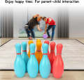 Happy Bowling Game for Kids: The Ultimate Indoor and Outdoor Activity Set for Toddlers and Children to Improve Hand-Eye Coordination, Build Gross Motor Skills, and Encourage Social Interaction with Lightweight, Durable Plastic Pins and Balls for Ages 3 an. 