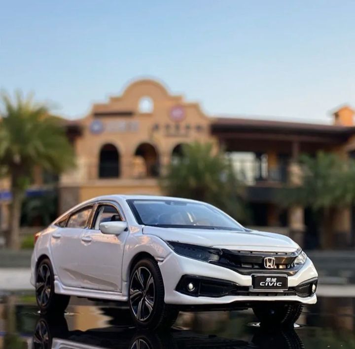 1/32 Honda Civic Model Car Diecast Toy Car model Sound Light Vehicle