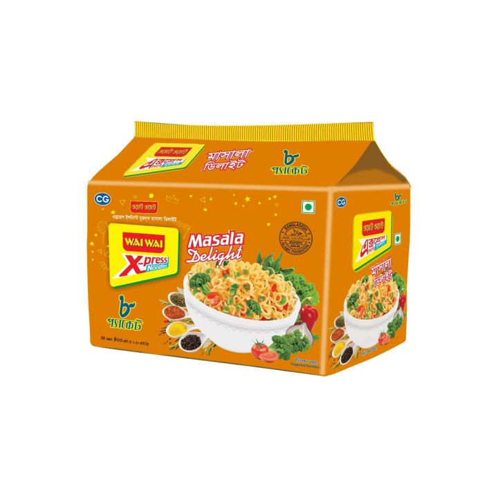 Wai Wai Xpress Masala 8 in 1 Noodles