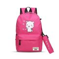 school College bags for unisex with shoulder bag Fashion Backpack for women University school colleage bag. 