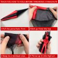 6/12PCS Parachute Toy Tangle Free Outdoor Flying Parachute Hand Throw Flying Toys for Spring Children's Day Kids Party Favors. 