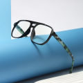 Korean Style Reading Glasses Anti Blue Light Pilot Double Beam Presbyopia Eyeglasses Big Frame Hyperopia Eyewear Unisex +1to+4.0. 