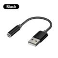 USB To 3.5mm Jack Audio Adapter USB-A To 3.5mm TRRS USB To Audio Jack Adapter Headset External Stereo Sound Card for PC Laptop. 