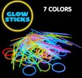 Full Body Glow Costume Kit 136 Pcs Glowing Stick And Ring Set 7 Different Color Long Time Glow UpTo 10 Hours Water Proof Non Leaking High Quality Glowing Costume Kit For Family Fun Time. 