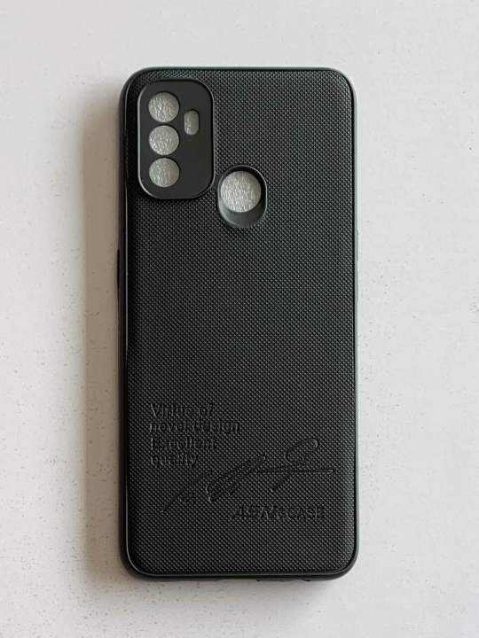 Oppo%20A53%20Rexine/Leather%20Back%20Cover%20-%20Image%202