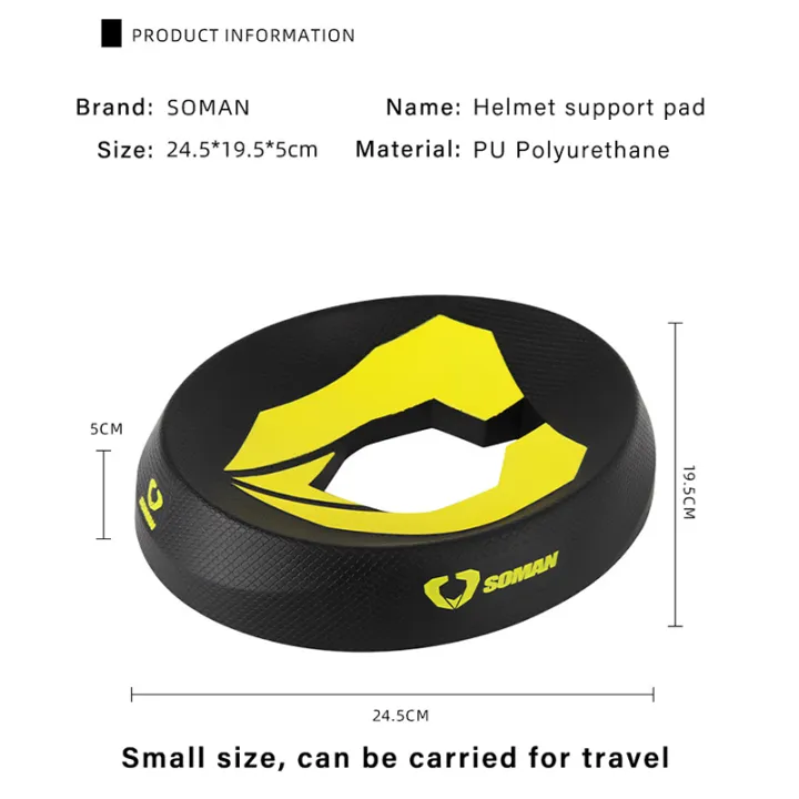SOMAN%20Helmet%20Support%20Pad%20Portable%20Motorcycle%20Helmets%20Stand%20Donut%20Ring%20Scratch-resistant%20Anti-skid%20Anti-scratch%20-%20Image%207
