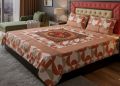 Embroidered Patch Work King Size BedSheet - High Quality - Cotton Double Bedsheet Embroided by Dazzling point. 