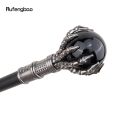 Black Glass Ball Single Joint Fashion Walking Stick Decorative Vampire Cospaly Party Walking Cane Halloween Crosier 93cm.