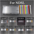 Plastic Clear Crystal Hard Shell Case Cover+Stylus Pen For 2DS 3DS New 3DS XL LL For NDSL NDSi XL LL. 