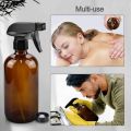 250/500ml Refillable Empty Brown Glass Spray Bottles Container with Triggers Caps for Cleaning Solutions Essential Oils Lotions. 