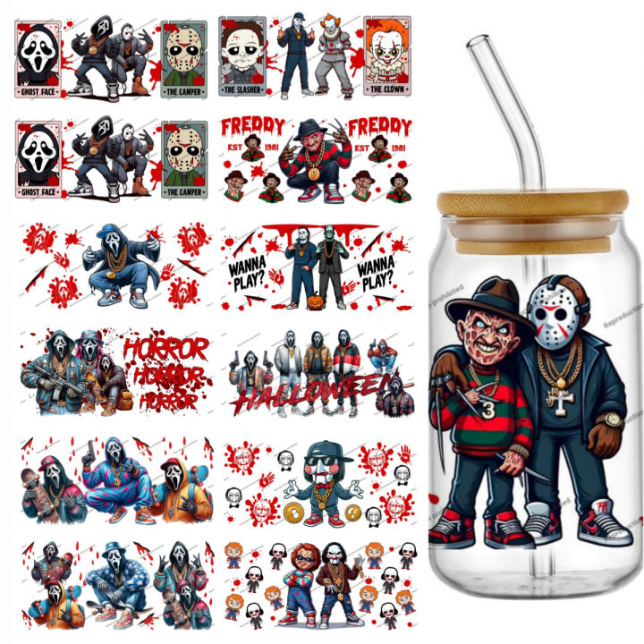 Thug Life Sticker Rapper New Horror Movie Killer Design Happy Halloween Thug Life Rapper Hip Hop ...