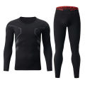 1/2piece Autumn/Winter Men's Casual Printed Fashionable Thermal Underwear Set Comfortable Sports Top T-shirt Elastic Waist Pants.