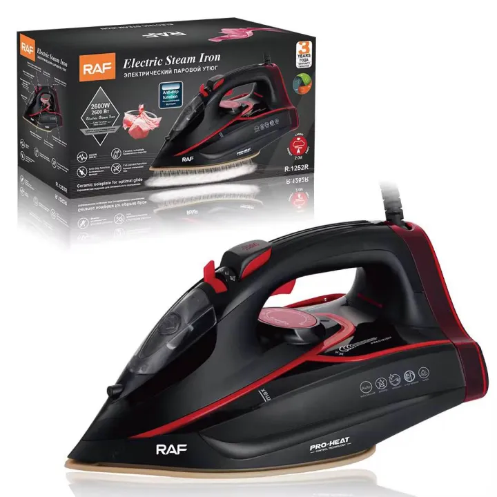 RAF Electric Steam Iron High Quality Steam Iron 3 years Waranty R.1116