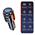 Bluetooth 5.4 Car Adapter Wireless AUX FM Transmitter USB C&QC3.0  PD 30W Fast Charging Cigarette Lighter Radio Music Bass. 