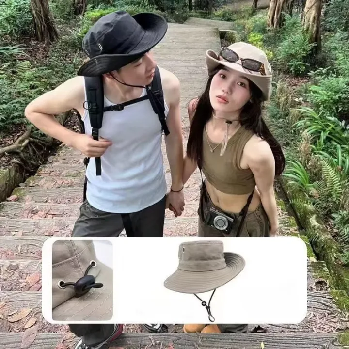 Unisex%20Sun%20Hat%20for%20Outdoor%20Fishing%20Hiking%20Hunting%20UV%20Protection%20Breathable%20Foldable%20Adjustable%20Chin%20Strap%20Wide%20Brim%20Boonie%20Hat%20-%20Image%204