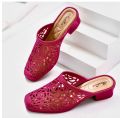 Glimmer - Rubber soft block heel shoes for women - Beautiful block heel cut shoes for girls for summers. 