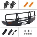 1/10 Scale ARB Bull Bars Metal Tube Front Winch Bar Bumper for RC Crawler RUN80 Chassis LC80 Body SCX10 TRX4 Upgrade Parts.