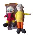 Trendy Children 's Cartoon Series Character Stuffed Motu Patlu Soft Doll Pair Toy For Kids. 