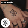3 pcs Turtle Totem Temporary Tattoo,Lasts To 15 Days New Technology Magic Waterproof Semi Permanent Sticker.. 