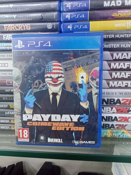 PS4 Game Payday 2 Playstation 4 dvd Pay Day 2