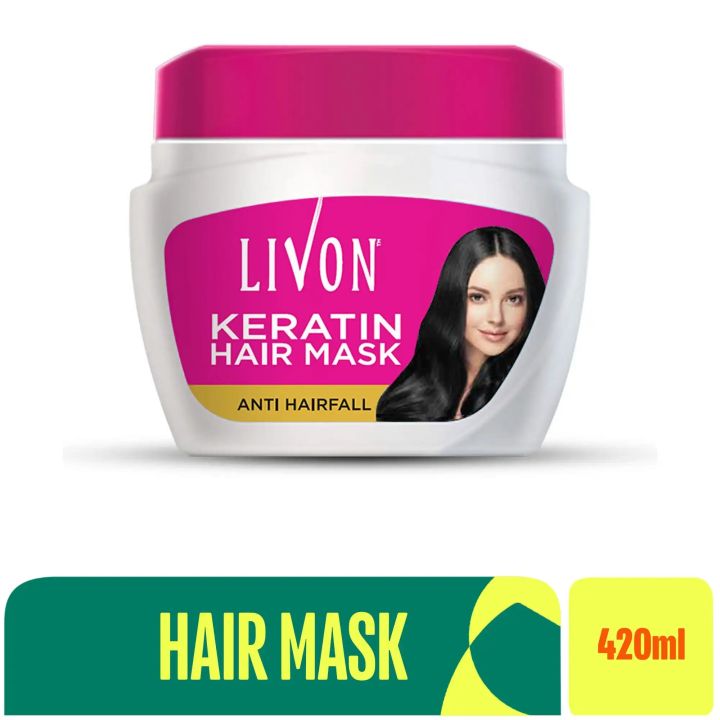 Livon Keratin Anti Hairfall Hair mask 420ml