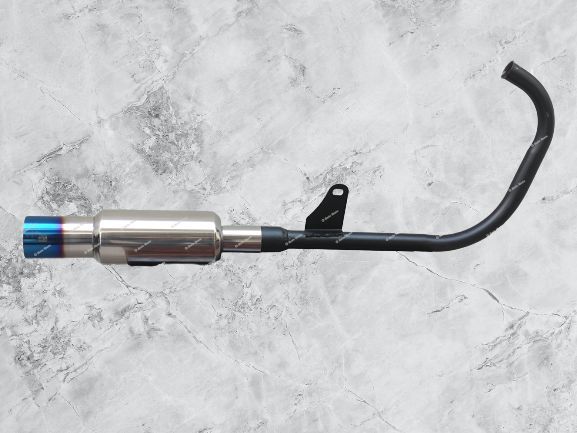 HKS Exhaust With Bend Pipe For Honda CG-125 Motorcycle